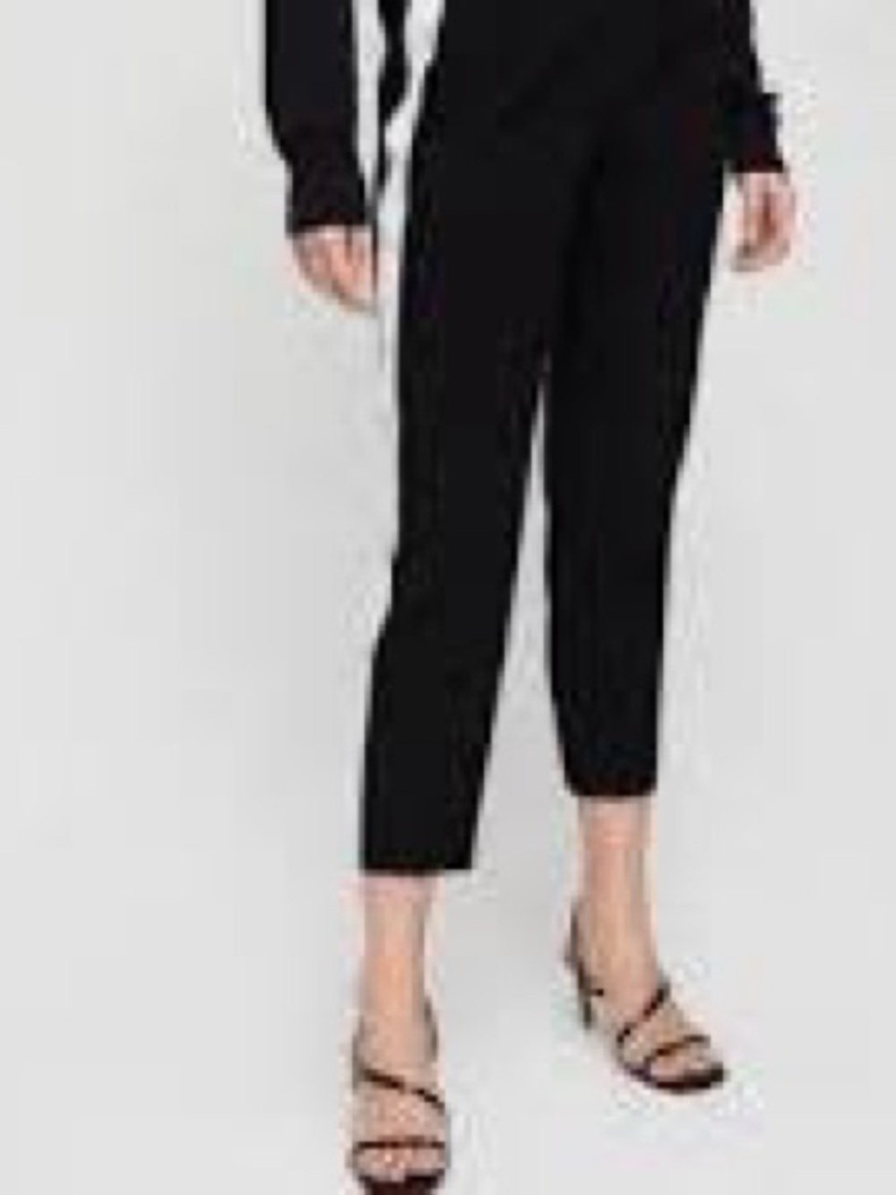 Aritzia Babaton Conan Cropped Pants Size 8 Mirror Crepe